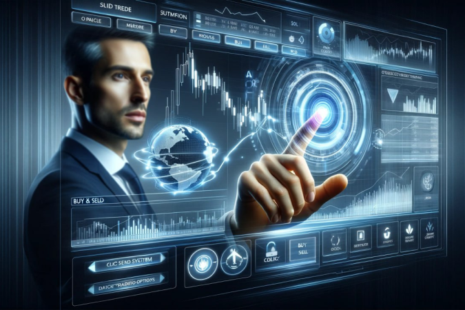 Click trading system